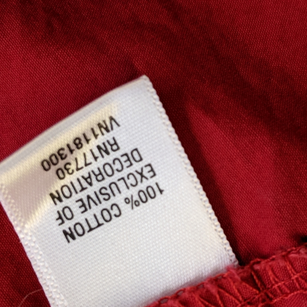 Red Converse Button Down Top - image 4